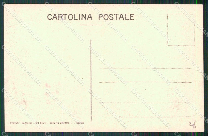 Napoli Città Piazza Vittoria Ragozino 23020 cartolina MX5583 – retro