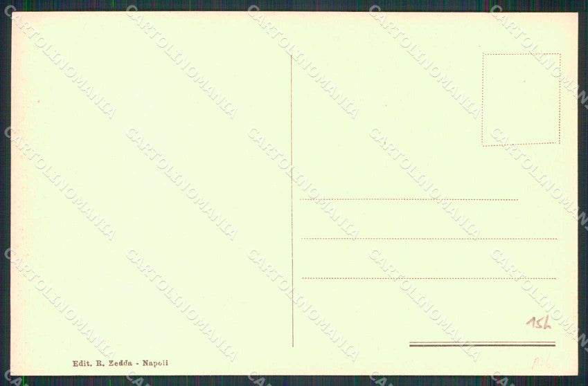 Napoli Città Piazza Municipio cartolina MX5589 – retro