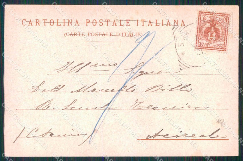 Napoli Città Regate Richter 358 cartolina MX5601 – retro
