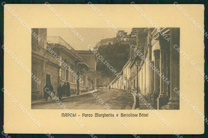 Napoli Città Parco Margherita Bertolinis Hotel cartolina MX5604 – fronte