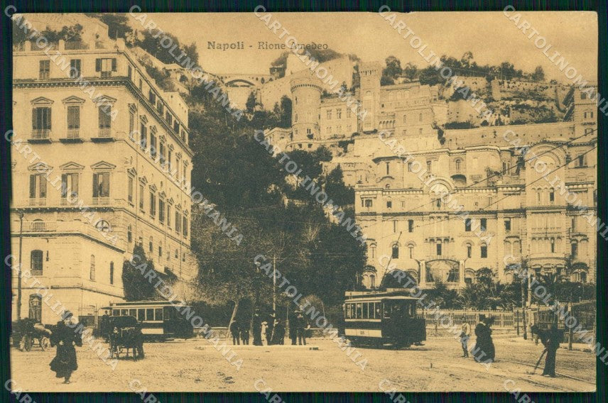 Napoli Città Rione Amedeo Tram Alterocca 1965 cartolina MX5609 – fronte