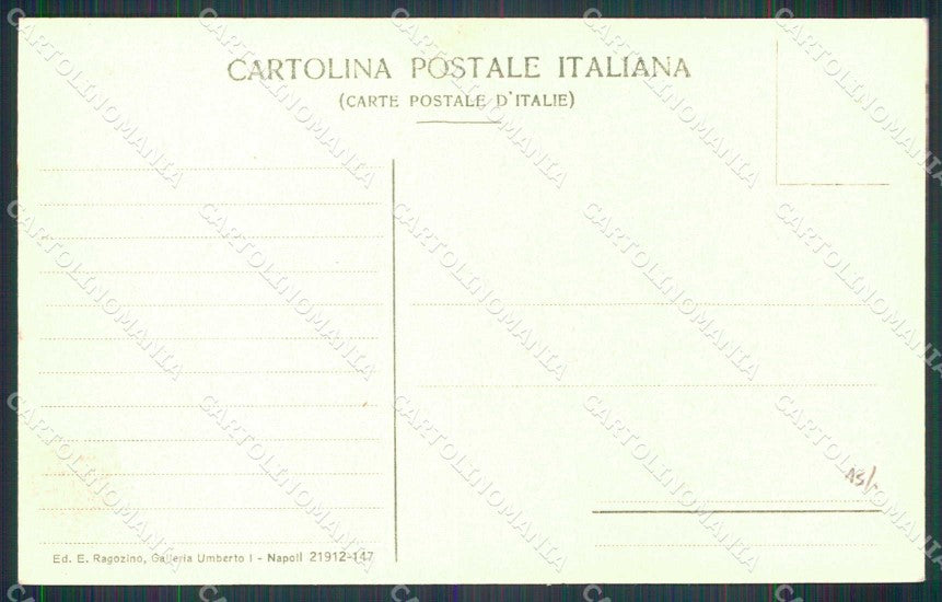 Napoli Città Stazione Ferroviaria Tram Ragozino 21912 147 cartolina MX5620 – retro