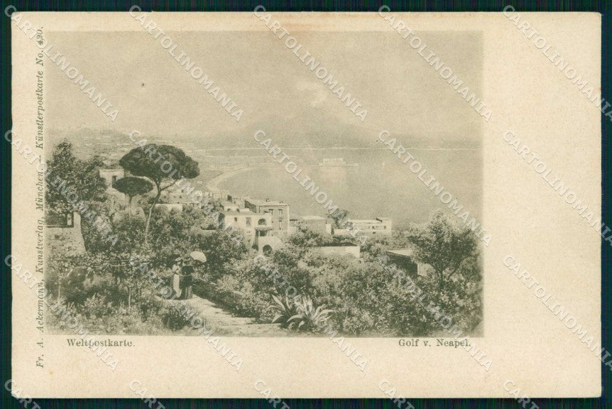 Napoli Città Golfo Napoli Vesuvio cartolina MX5637 – fronte