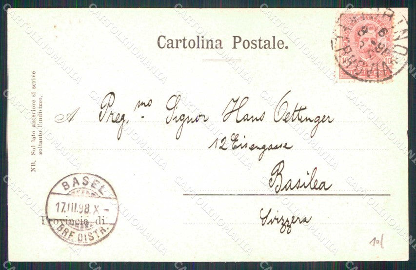 Napoli Città Fontana Villa Popolo Stengel 11200 cartolina MX5645 – retro