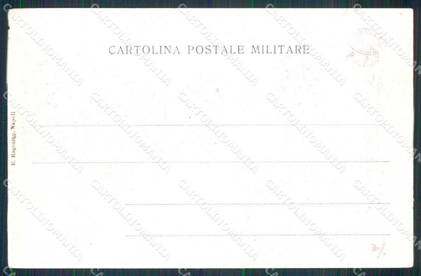 Napoli Città Comando Militare Permanente Stazione Ragozino cartolina MX5669 – retro