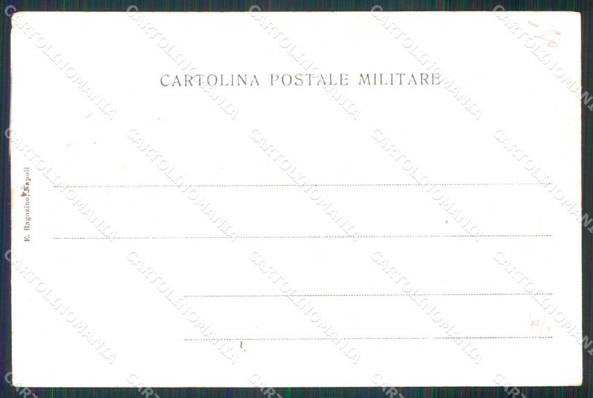 Napoli Città Comando Militare Permanente Stazione Ragozino cartolina MX5670 – retro
