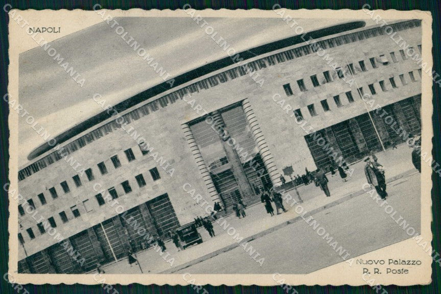 Napoli Città Nuovo Palazzo Poste Telegrafi cartolina MX5675 – fronte