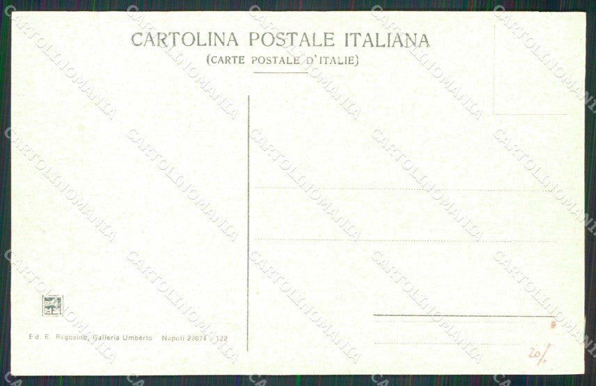 Napoli Città Riviera Chiaia Tram Ragozino 22074 122 cartolina MX5689 – retro