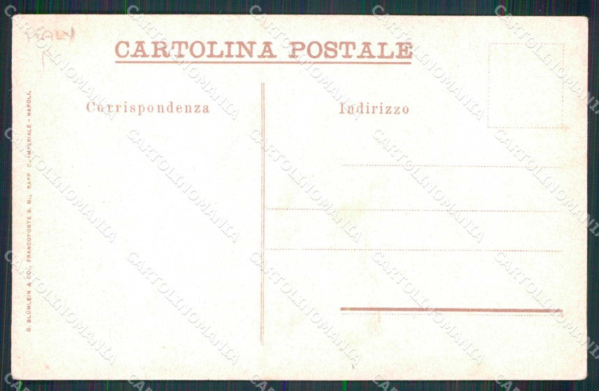 Napoli Città Funicolare Vesuvio cartolina MX5719 – retro