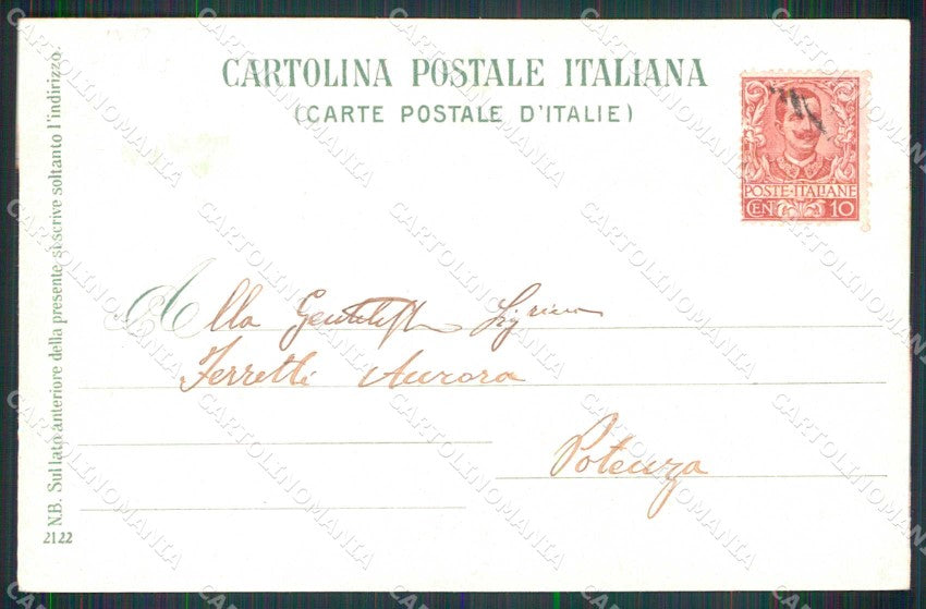 Napoli Città Funicolare Vesuvio Carrozza Ragozino 2122 cartolina MX5720 – retro