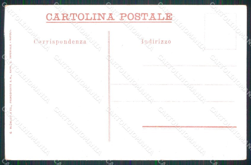Napoli Città Funicolare Vesuvio cartolina MX5722 – retro