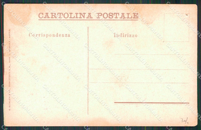 Napoli Città Funicolare Vesuvio FORO cartolina MX5740 – retro