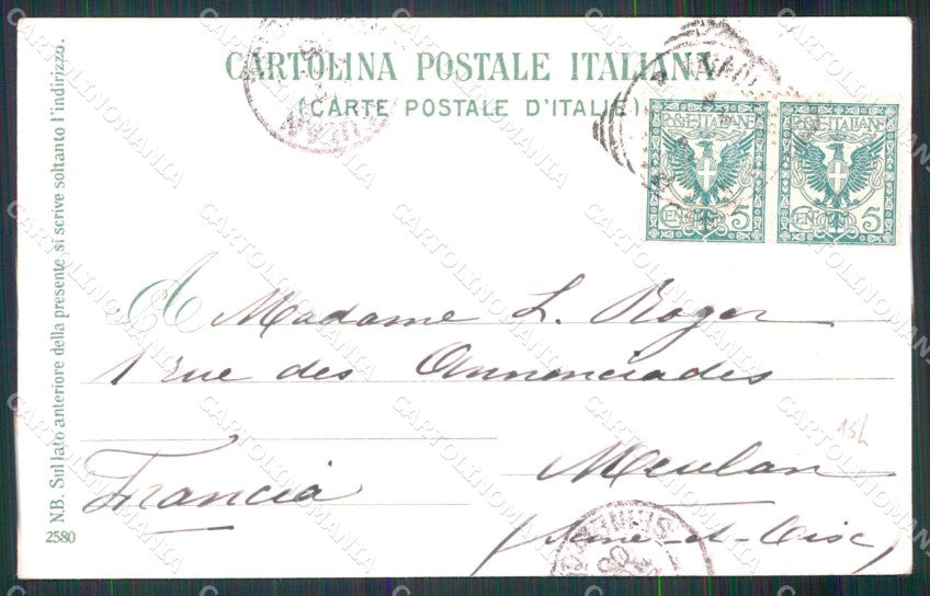 Napoli Città Via Foria Tram Ragozino 2580 cartolina MX5750 – retro