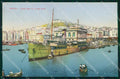 Napoli Città Castel Sant Elmo Porto con Barche PIEGHINA cartolina MX5774 – fronte