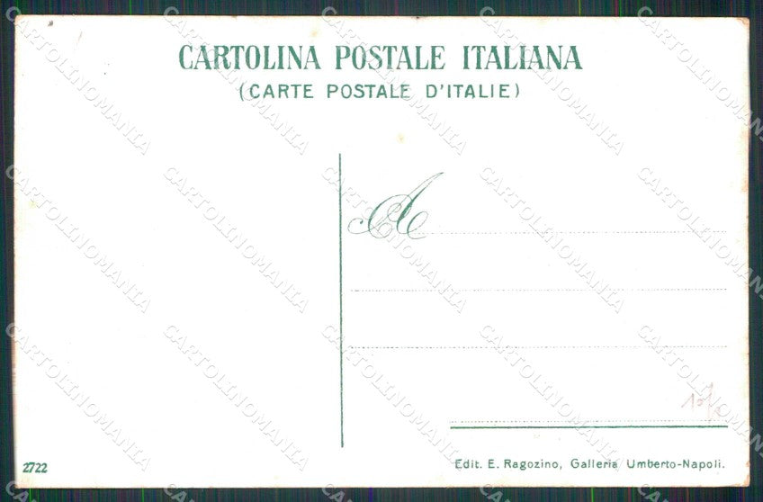 Napoli Città Strada Santa Lucia Ragozino 2722 cartolina MX5777 – retro