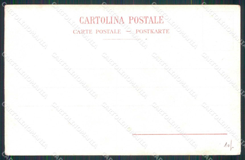Napoli Città Strada Santa Lucia Richter 295 cartolina MX5796 – retro