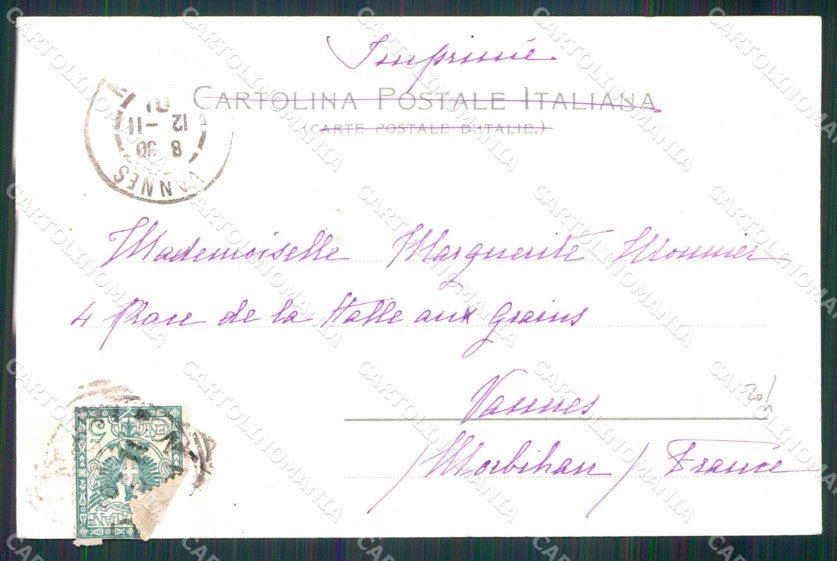 Napoli Città Mestieri Pescatori in Barca cartolina MX5811 – retro