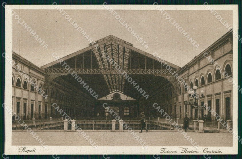 Napoli Città Interno Stazione Centrale cartolina MX5812 – fronte