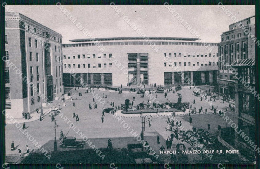 Napoli Città Nuovo Palazzo Poste Telegrafi cartolina MX5842 – fronte