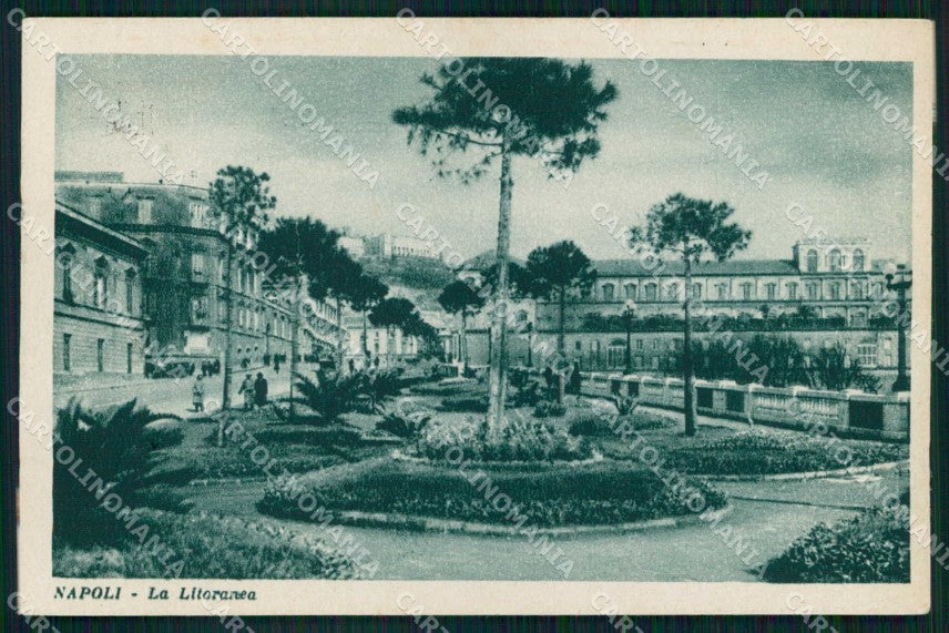 Napoli Città Via Litoranea Giardini cartolina MX5845 – fronte