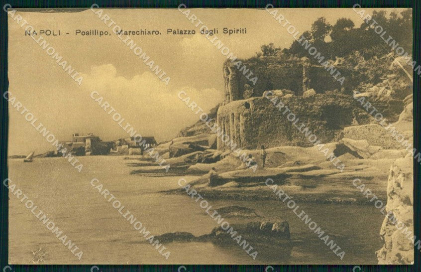 Napoli Città Posillipo Palazzo Spiriti Ragozino 17645 cartolina MX5848 – fronte