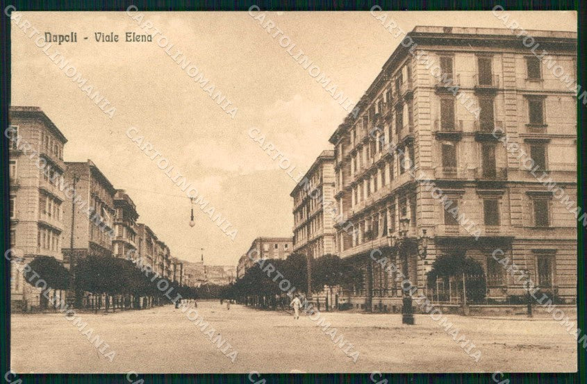 Napoli Città Viale Elena cartolina MX5858 – fronte
