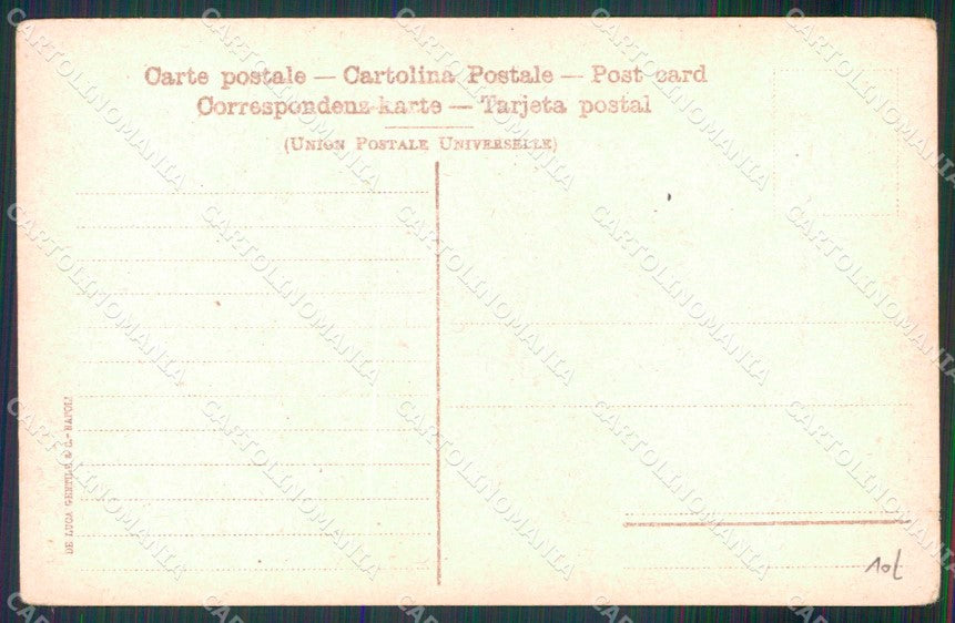Napoli Città Immacolatella Vecchia Barche cartolina MX5889 – retro