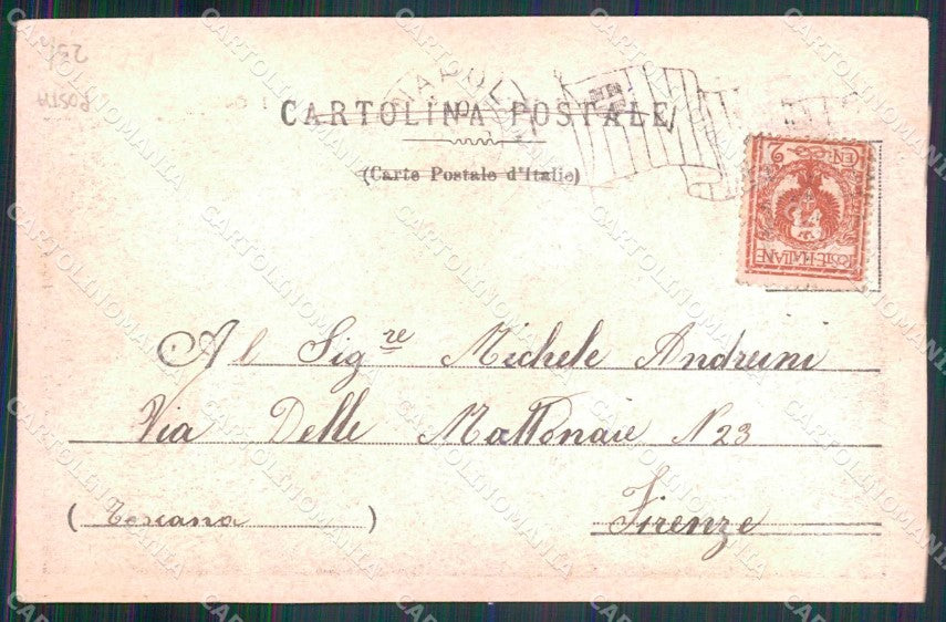 Napoli Città Palazzo Poste Telegrafi Palazzo Gravina cartolina MX5893 – retro