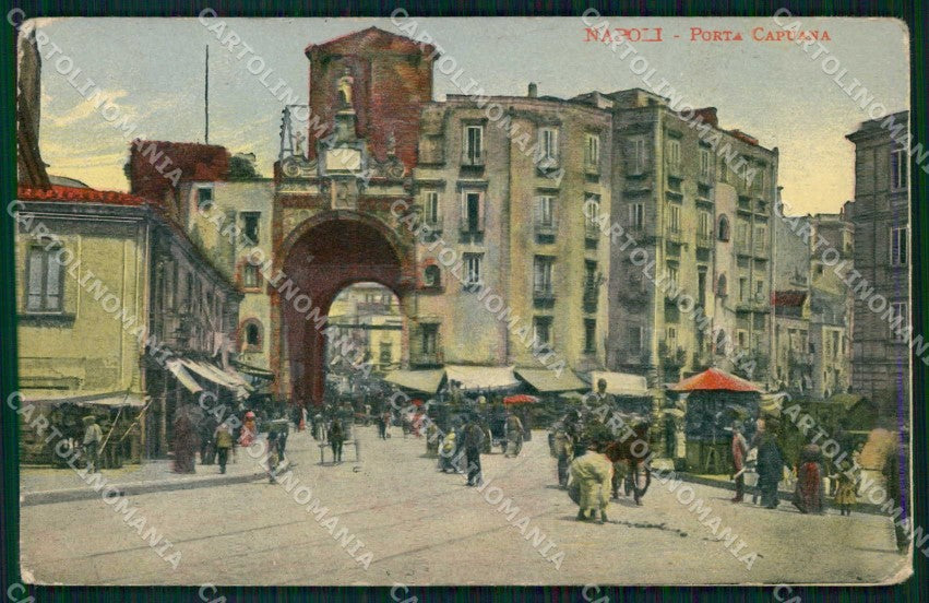 Napoli Città Porta Capuana cartolina MX5921 – fronte