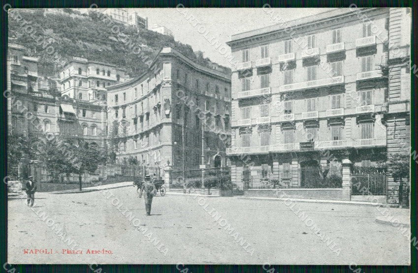 Napoli Città Piazza Amedeo cartolina MX5925 – fronte