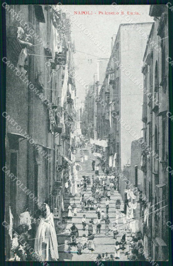 Napoli Città Pallonetto Santa Lucia cartolina MX5935 – fronte
