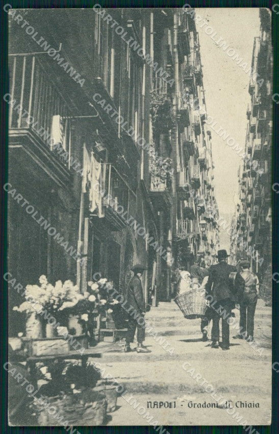 Napoli Città Gradoni Chiaia cartolina MX5939 – fronte