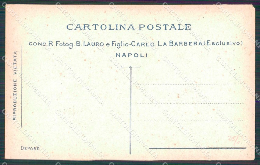 Napoli Città Costumi Posillipo Lago Concetta Delfina cartolina MX5948 – retro