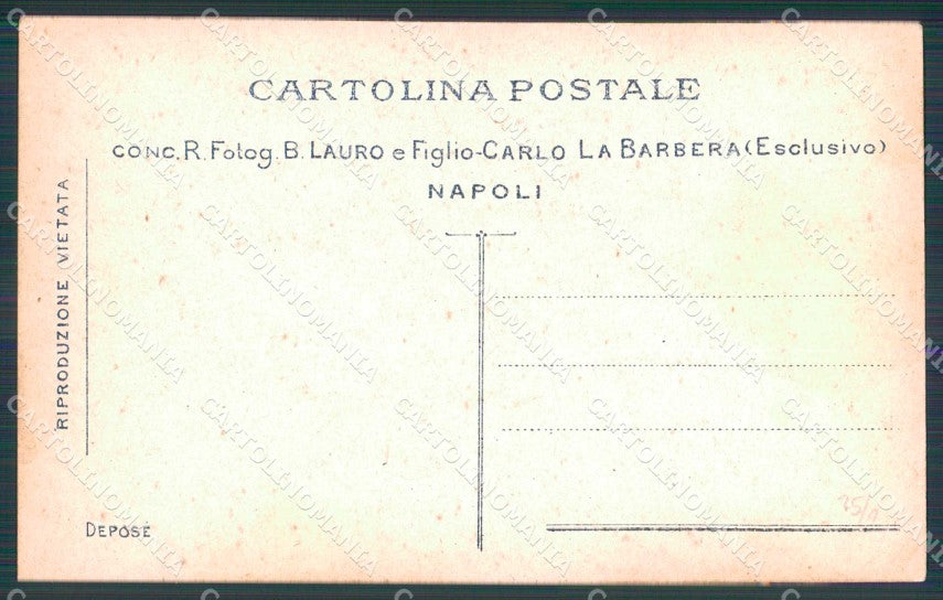 Napoli Città Costumi Avvocata Ida Ducato Delfina cartolina MX5949 – retro