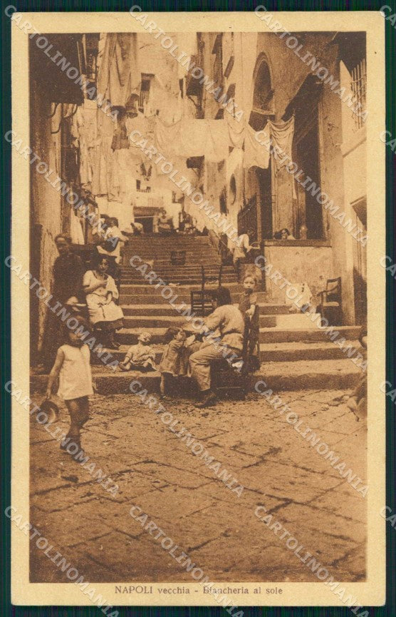 Napoli Città Vecchia Lehnert Landrock SCOLLATA cartolina MX5959 – fronte