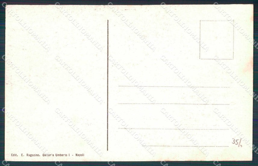 Napoli Città Vicolo Basso Porto Ragozino 10 cartolina MX5963 – retro