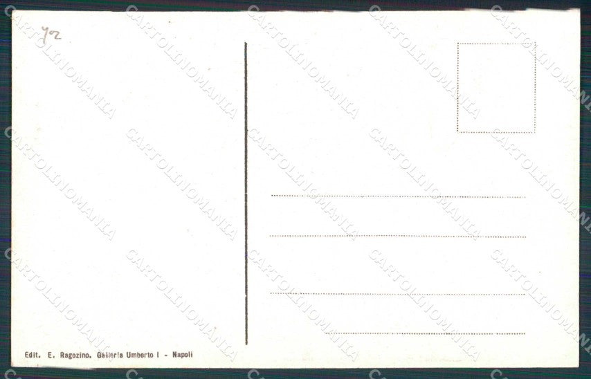 Napoli Città Vicolo Basso Porto Ragozino 10 cartolina MX5964 – retro