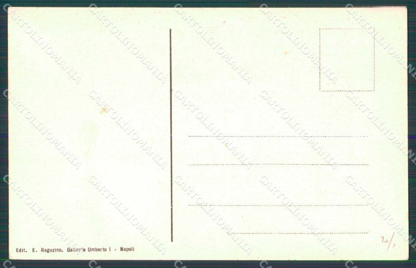 Napoli Città Vicolo Basso Porto Ragozino 10 cartolina MX5989 – retro
