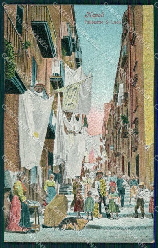 Napoli Città Pallonetto Santa Lucia Ragozino 4525 cartolina MX5991 – fronte