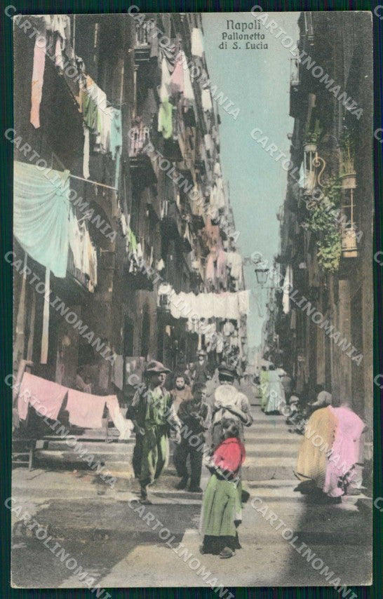 Napoli Città Pallonetto Santa Lucia Brunner 10693 cartolina MX5993 – fronte