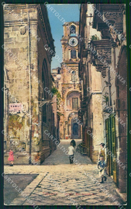 Napoli Città Sorrento Strada Arcivescovado cartolina MX6002 – fronte