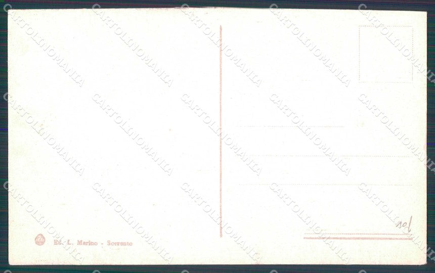 Napoli Città Sorrento Strada Arcivescovado cartolina MX6002 – retro