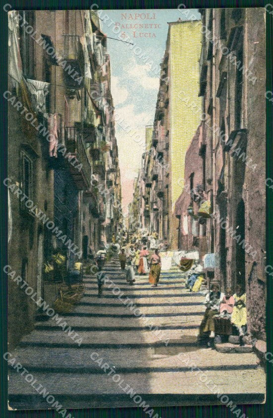 Napoli Città Pallonetto Santa Lucia cartolina MX6003 – fronte