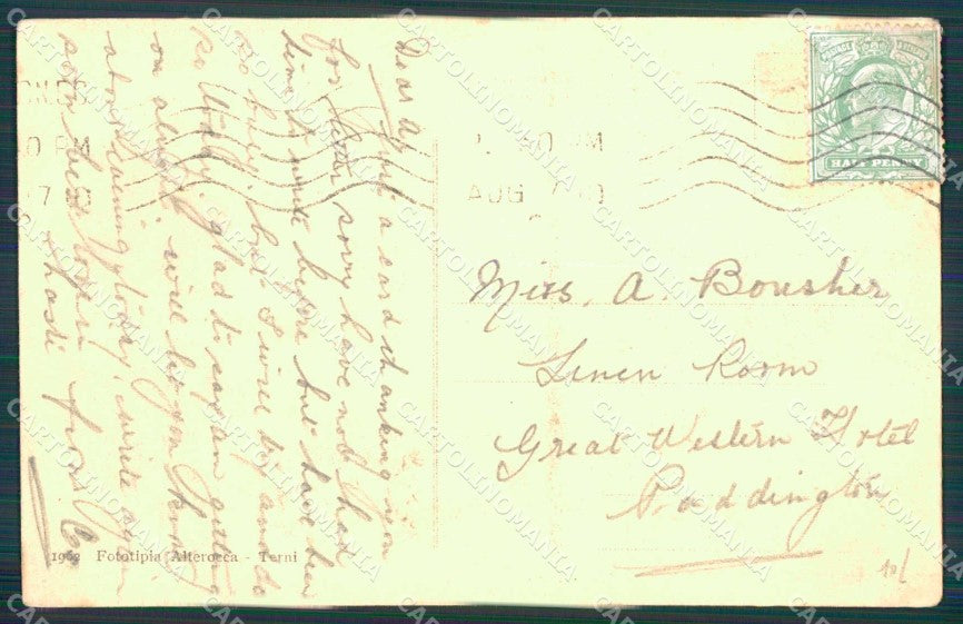 Napoli Città Porta Capuana Mercato Alterocca 1962 cartolina MX6014 – retro