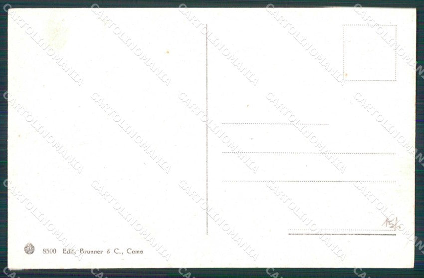 Napoli Città Basso Porto Brunner 8500 cartolina MX6015 – retro