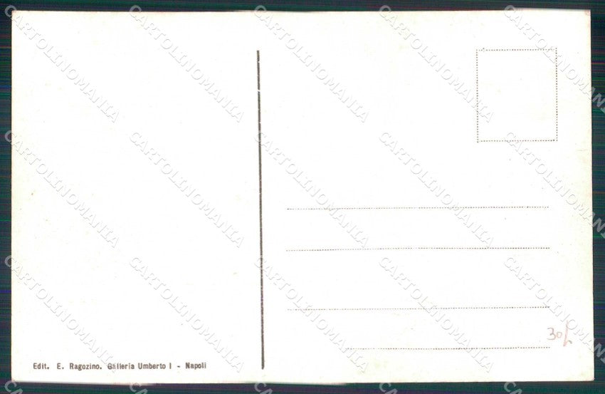 Napoli Città Vicolo Basso Porto Ragozino 16 cartolina MX6017 – retro