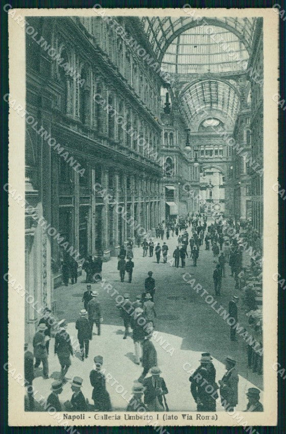 Napoli Città Galleria Umberto I Lato Via Roma cartolina MX6021 – fronte
