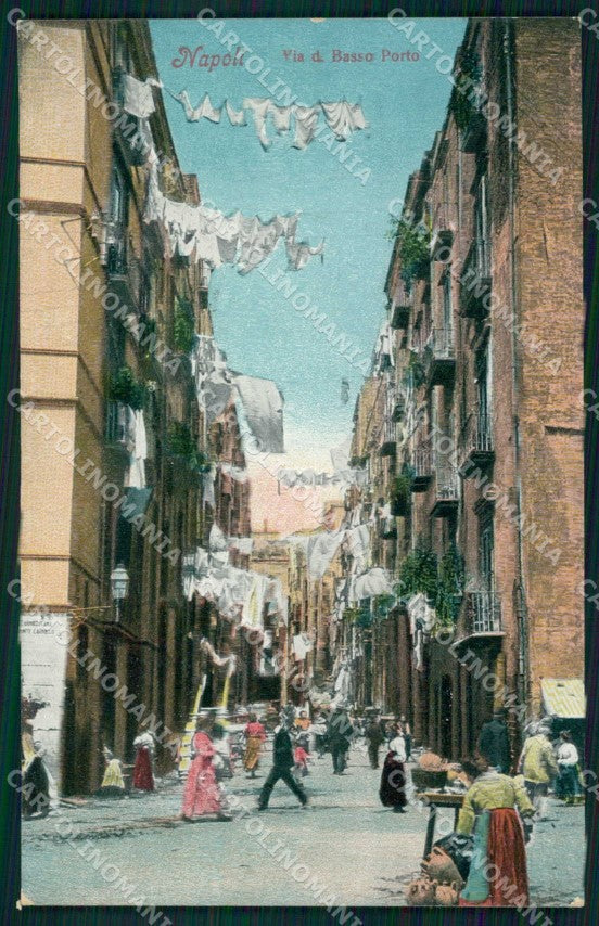 Napoli Città Via Basso Porto Ragozino 4526 cartolina MX6025 – fronte