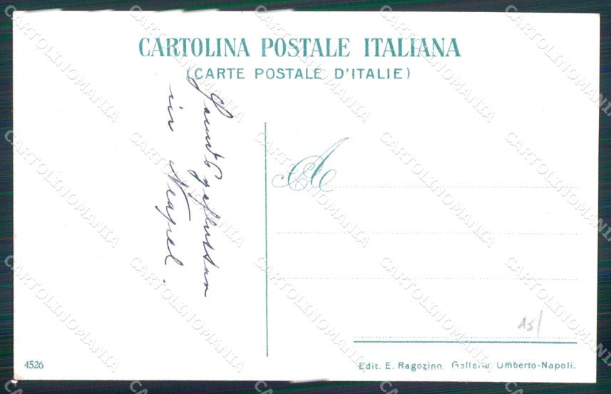 Napoli Città Via Basso Porto Ragozino 4526 cartolina MX6025 – retro