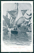 Napoli Città Veliero Studio Artistico Richter 374 cartolina MX6026 – fronte